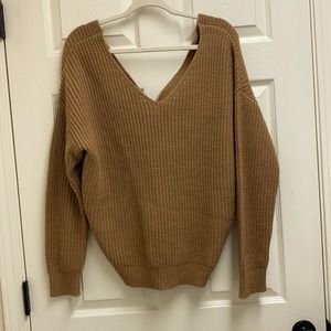 Brown soft sweater